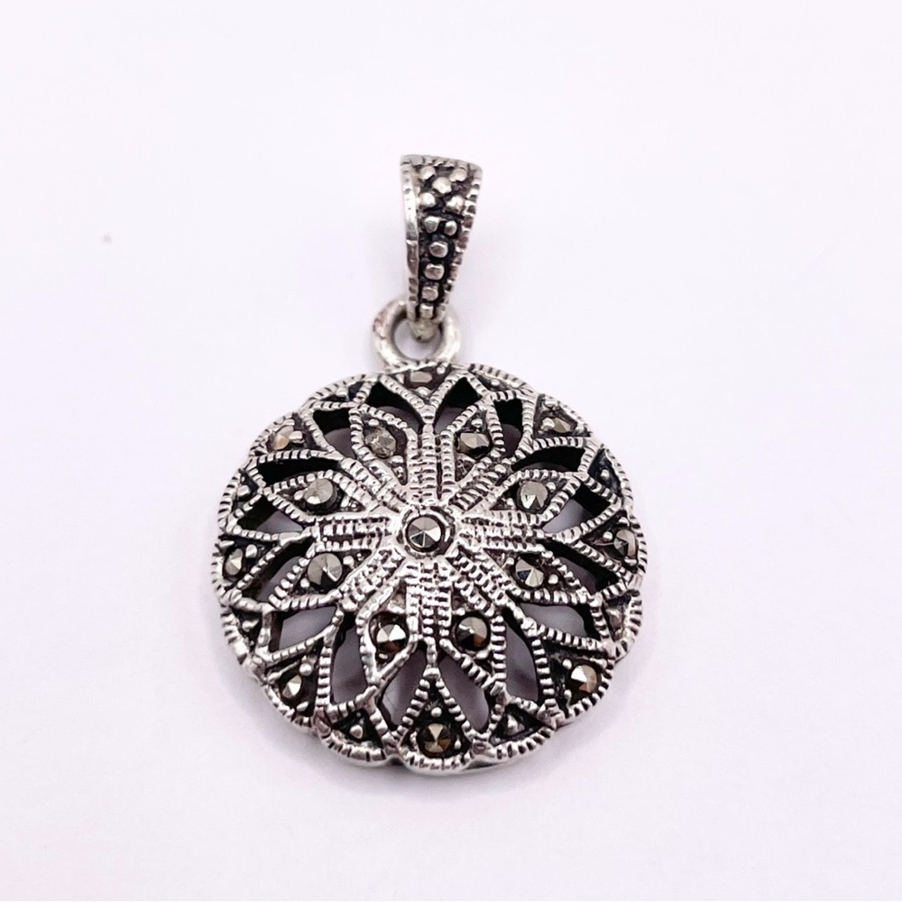 Marcasites 925 Sterling Silver Pendant